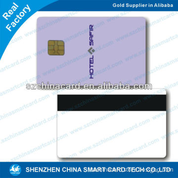 contact plastic pvc sle4442 smart chip card